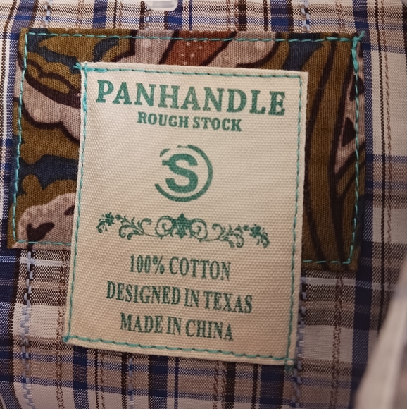 Panhandle Rough Stock Ladies Pearl Snap Western Shirt - Picture 4 of 14